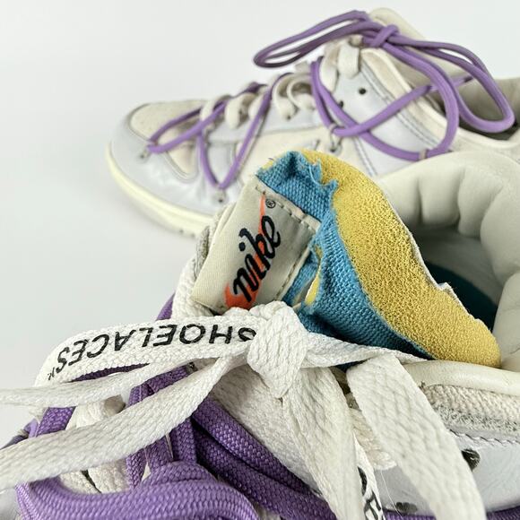 Nike Dunk x Off-White Low Sneakers Men's 9.5 'Lot 47 of 50' DM1602-125 - Picture 10 of 12